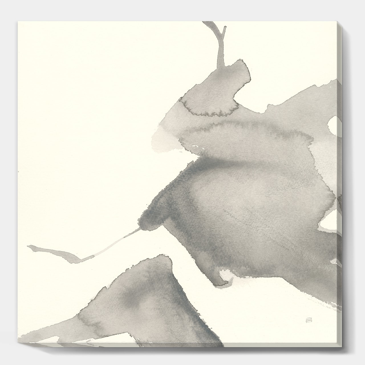 Designart - minimal geometric Zen V - Transitional Canvas Art